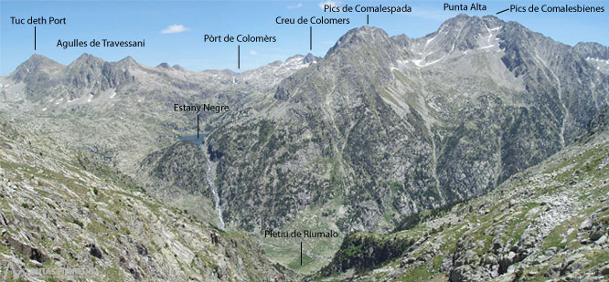 Besiberri Norte (3.014m) desde Cavallers por río Malo 1 