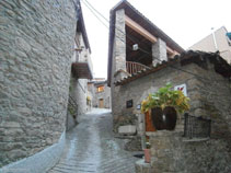 Calle en Orcau