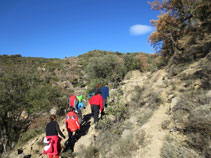 Estamos ya casi en la parte más alta de la ruta, muy cerca del castillo.