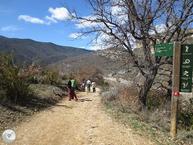 Desfiladero de Mont-rebei en la sierra del Montsec 1 