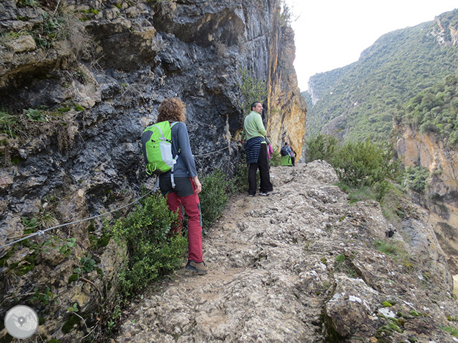 Desfiladero de Mont-rebei en la sierra del Montsec 1 