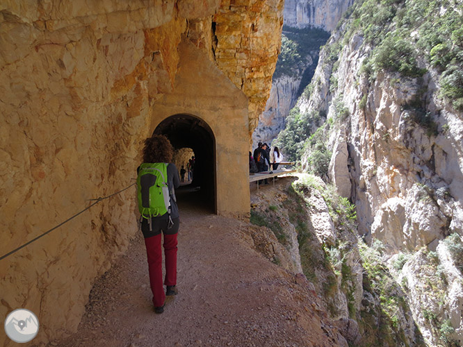 Desfiladero de Mont-rebei en la sierra del Montsec 1 