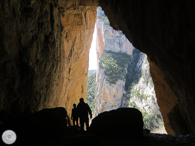 Desfiladero de Mont-rebei en la sierra del Montsec 1 