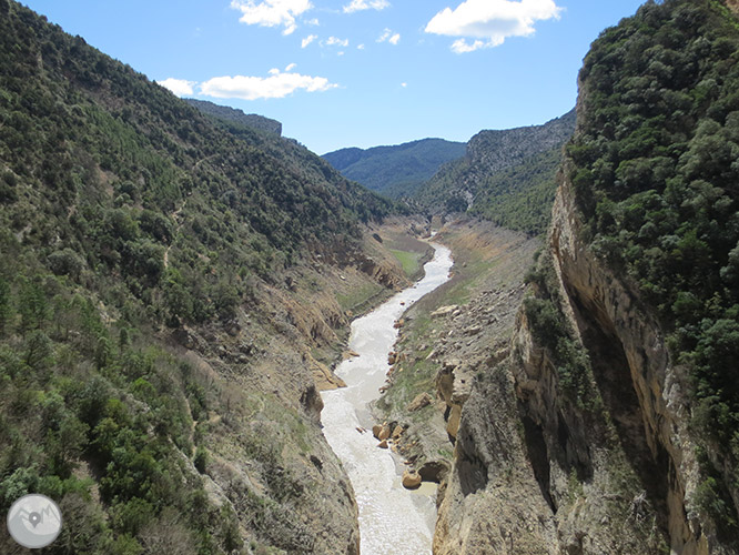 Desfiladero de Mont-rebei en la sierra del Montsec 1 