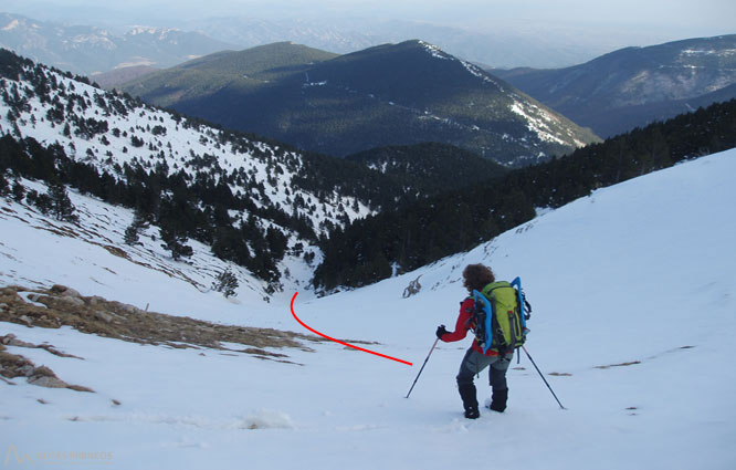 Gallina Pelada (2.317m) por Peguera 1 