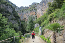 Primer tramo de tierra que nos da acceso al cañón.