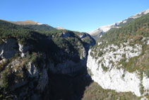 Vistas de las Gargantas de Escuaín.