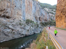 Sector de escalada de La Pedrera.