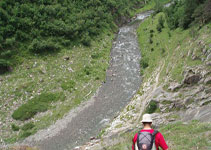 Tenemos a tocar el río Noguera Pallaresa.