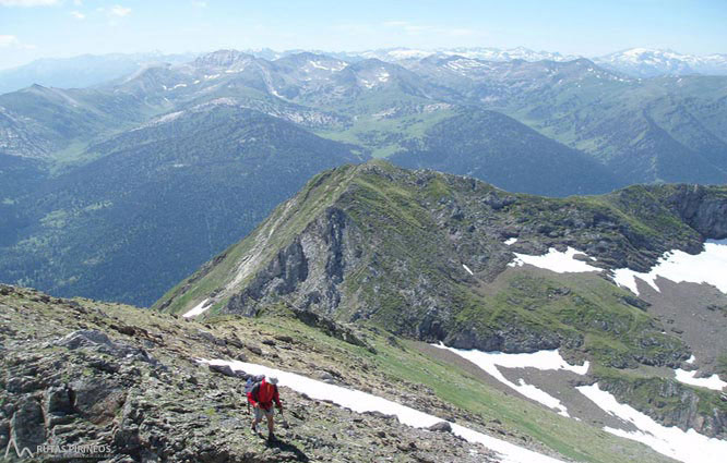 Mont Valier (2.838m) y pico de la Pala Clavera (2.721m) 1 