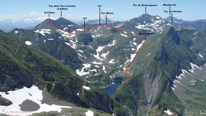 Mont Valier (2.838m) y pico de la Pala Clavera (2.721m) 2 