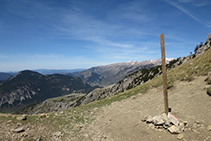 Collado del Verdet, a 2.244m de altitud.