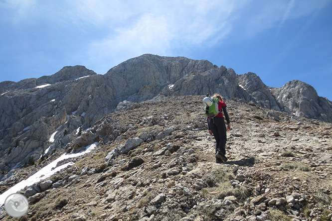 Pedraforca (2.506m) por el collado del Verdet y la Enforcadura 1 