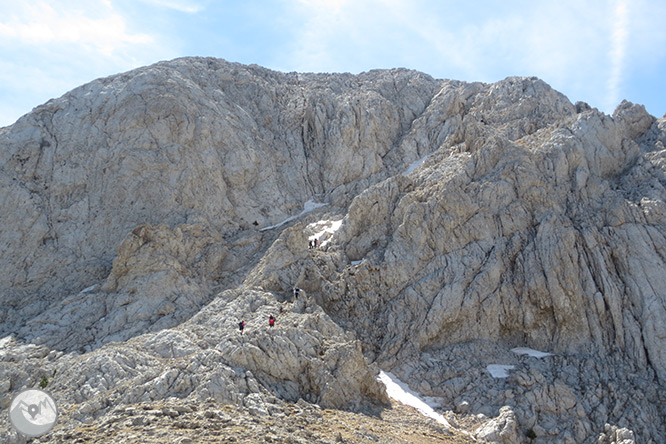 Pedraforca (2.506m) por el collado del Verdet y la Enforcadura 1 