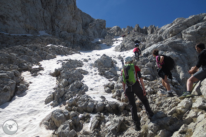 Pedraforca (2.506m) por el collado del Verdet y la Enforcadura 1 