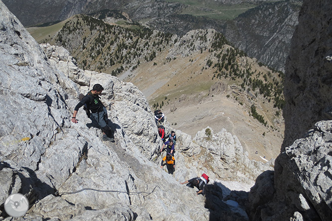 Pedraforca (2.506m) por el collado del Verdet y la Enforcadura 1 