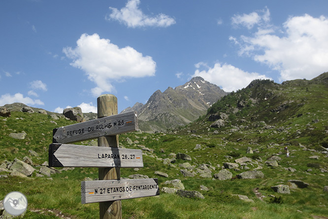 Pico de Rulhe (2.783m) desde el Pla de las Peyres  1 