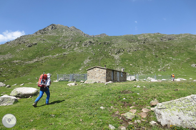 Pico de Rulhe (2.783m) desde el Pla de las Peyres  1 