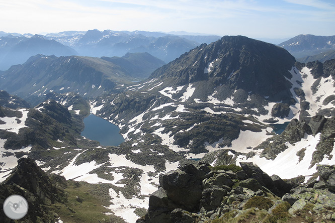 Pico de Rulhe (2.783m) desde el Pla de las Peyres  2 