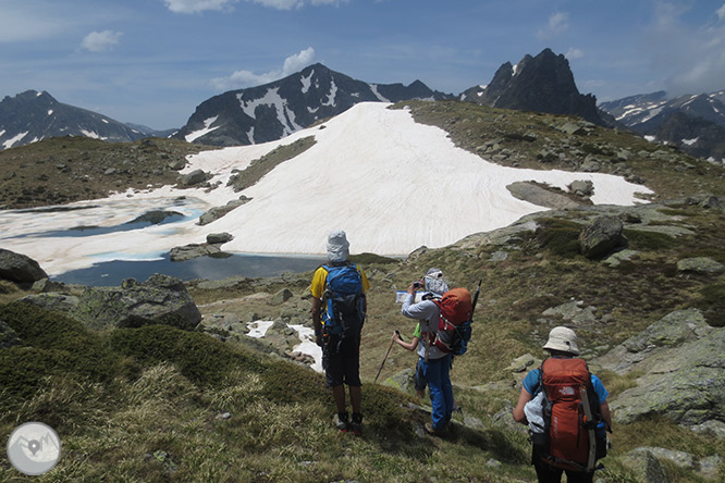 Pico de Rulhe (2.783m) desde el Pla de las Peyres  2 