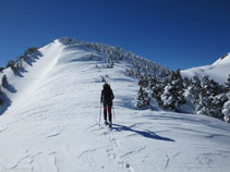 Iniciamos la subida al pico de la Coumeille de L´Ours por el SO.