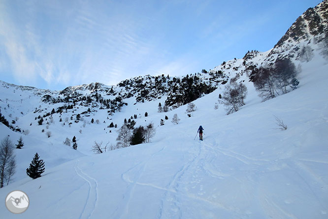 Pico de la Coma del Forn (2.685m) desde la Pleta del Prat 1 