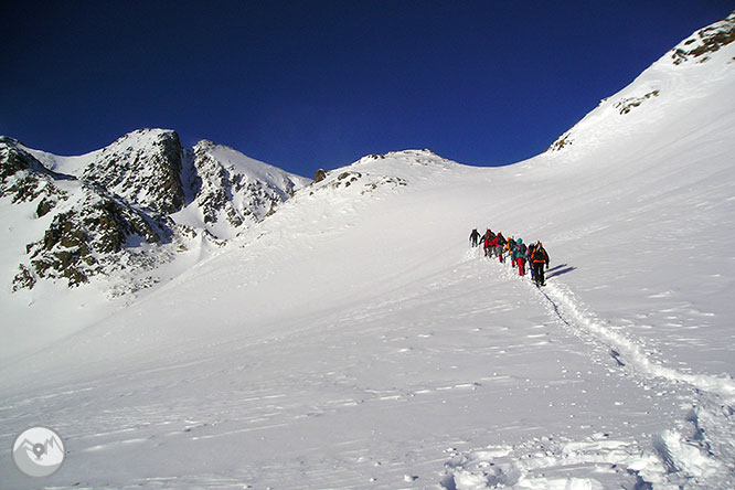 Pico de la Coma del Forn (2.685m) desde la Pleta del Prat 1 