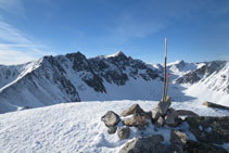 Cima del pico de la Mina (2.683m).