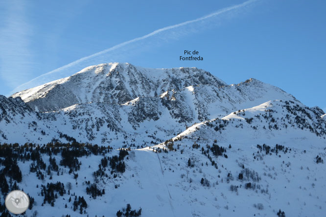 Pico de la Mina (2.683m) desde el collado de Puymorens 1 