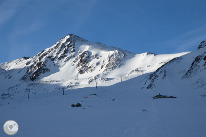 Pico de la Mina (2.683m) desde el collado de Puymorens 1 