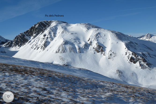 Pico de la Mina (2.683m) desde el collado de Puymorens 1 