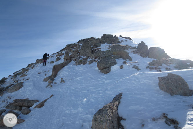 Pico de la Mina (2.683m) desde el collado de Puymorens 1 