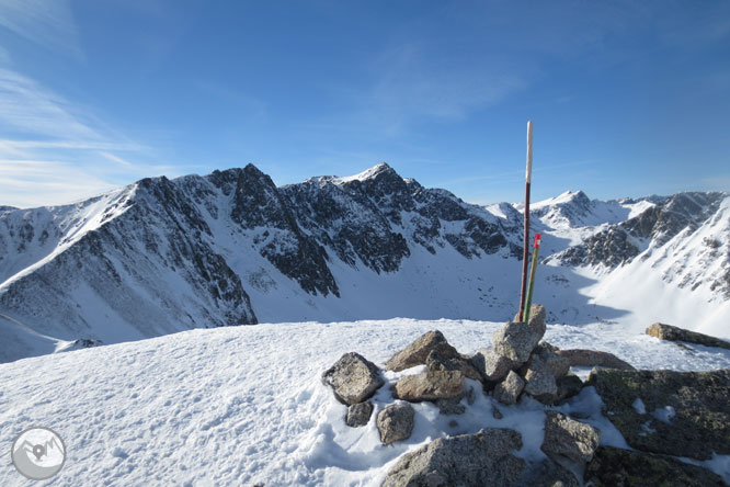 Pico de la Mina (2.683m) desde el collado de Puymorens 1 