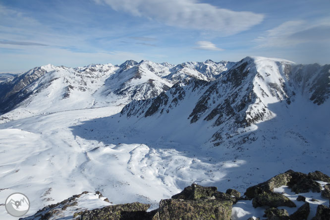 Pico de la Mina (2.683m) desde el collado de Puymorens 1 