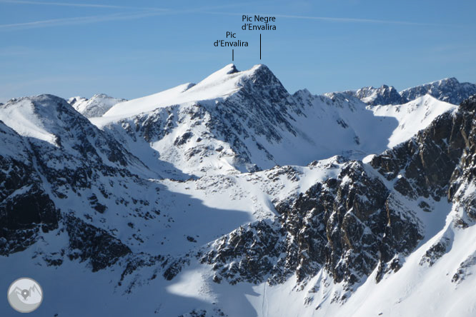 Pico de la Mina (2.683m) desde el collado de Puymorens 1 