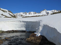 Durante el invierno la nieve es muy abundante en esta zona.