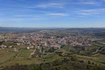 Desde el castillo las vistas de la ciudad de Solsona son magníficas.