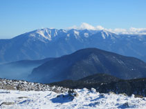 Vistas del Canigó desde la cima