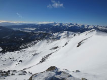 Vistas al O desde la cima