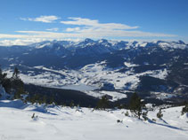 Vistas durante la bajada del Capcir