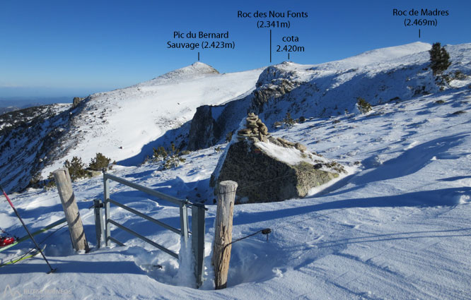 Roc de Madres (2.469m) desde Odelló 1 