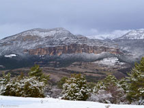 Vistas de Canalda desde la carretera de Solsona a Coll de Jou