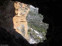 Interior de la cueva