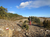 Llegando al Clot de la Font del Juvell