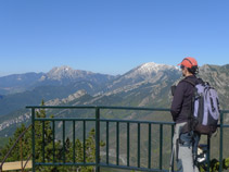 Vistas panorámicas desde el mirador.