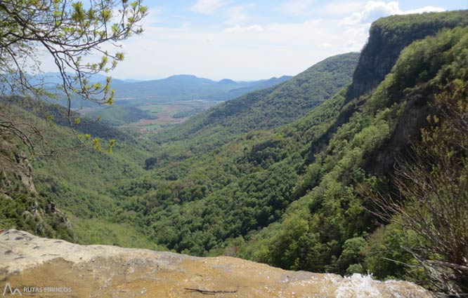 Salto de Sallent desde el Pla d