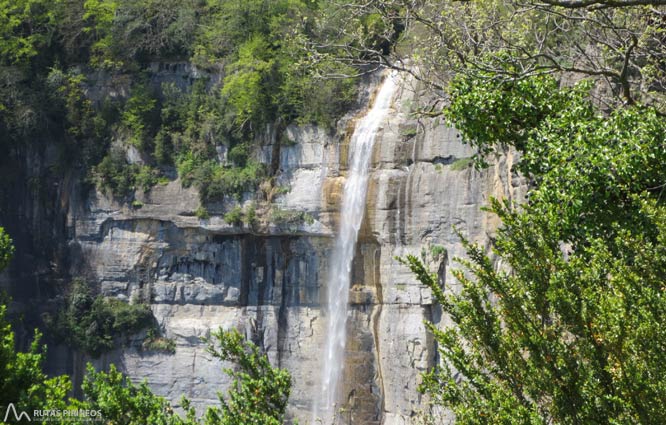 Salto de Sallent desde el Pla d