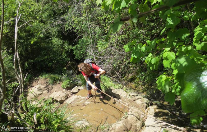 Salto de Sallent desde el Pla d