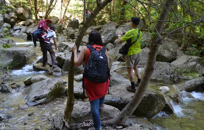 Salto de Sallent desde el Pla d