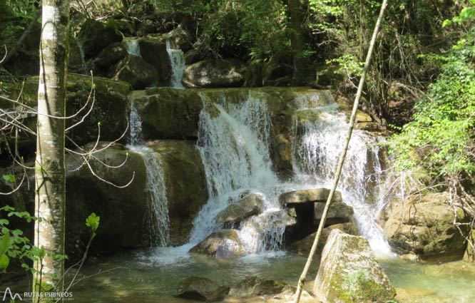 Salto de Sallent desde el Pla d